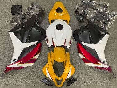 Shop 2009-2012 Honda CBR600RR Motorcycle Fairings - White Red Yellow Matte Black