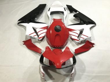 Shop 2003-2004 Honda CBR600RR Motorcycle Fairings - White Red Glossy Black