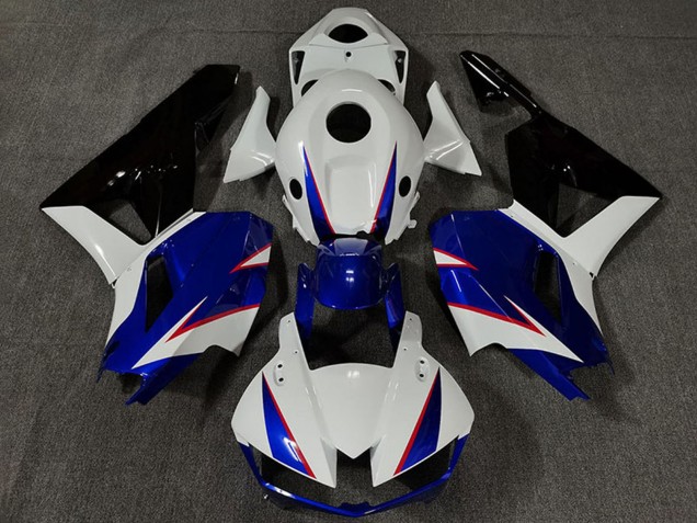 2013-2026 Honda CBR600RR Motorcycle Fairings - White Blue Glossy Black