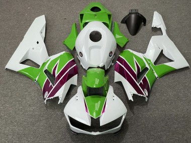 Shop 2013-2026 Honda CBR600RR Motorcycle Fairings - White Green Purple
