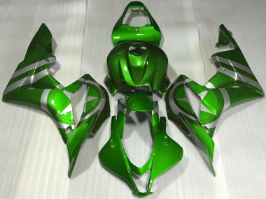 Shop 2007-2008 Honda CBR600RR Motorcycle Fairings - Green Captain America