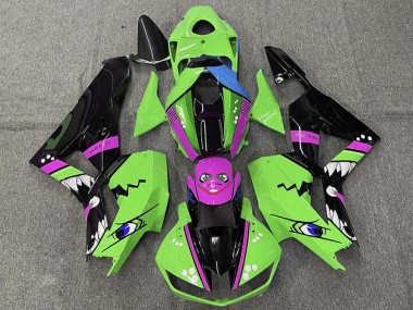 Shop 2013-2026 Honda CBR600RR Motorcycle Fairings - Green Blue Purple Glossy Black Shark
