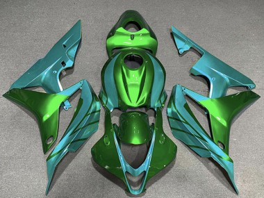 Shop 2007-2008 Honda CBR600RR Motorcycle Fairings - Green Teal Blue