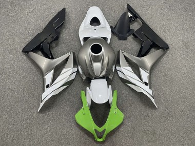 Shop 2007-2008 Honda CBR600RR Motorcycle Fairings - Silver White Green Glossy Black