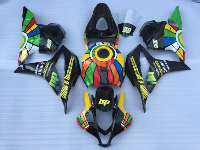 2009-2012 Honda CBR600RR Motorcycle Fairings - HP Color Wheel 99