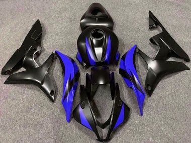 Shop 2007-2008 Honda CBR600RR Motorcycle Fairing - Blue Matte Black