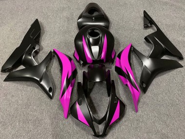 Shop 2007-2008 Honda CBR600RR Motorcycle Fairing - Pink Matte Black