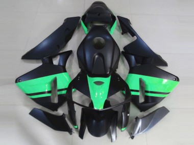 Shop 2005-2006 Honda CBR600RR Motorcycle Fairings - Matte Black Special Green