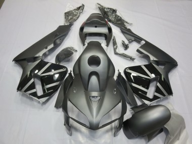 Shop 2005-2006 Honda CBR600RR Motorcycle Fairings - Matte Grey Black