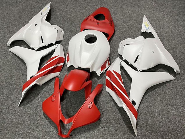 2009-2012 Honda CBR600RR Motorcycle Fairings - White Red