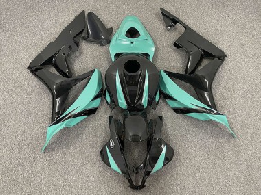 Shop 2007-2008 Honda CBR600RR Motorcycle Fairings - Mint Green Glossy Black
