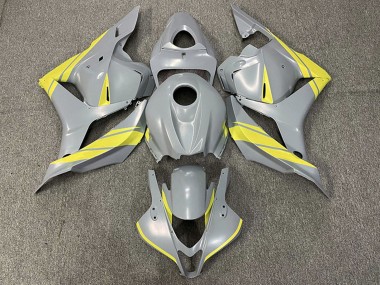 Shop 2009-2012 Honda CBR600RR Motorcycle Fairings - Nardo Grey Yellow