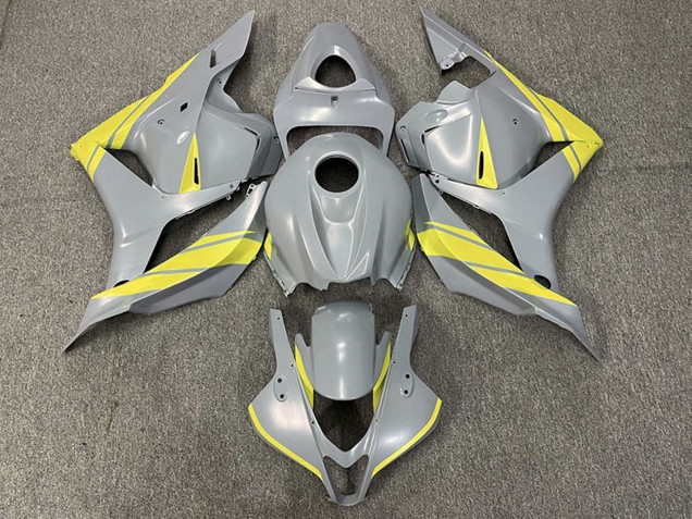 2009-2012 Honda CBR600RR Motorcycle Fairings - Nardo Grey Yellow