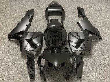 Shop 2003-2004 Honda CBR600RR Motorcycle Fairings - Glossy Black Matte Grey OEM Style