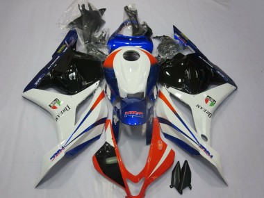 Shop 2009-2012 Honda CBR600RR Motorcycle Fairings - White Blue Red Glossy Black