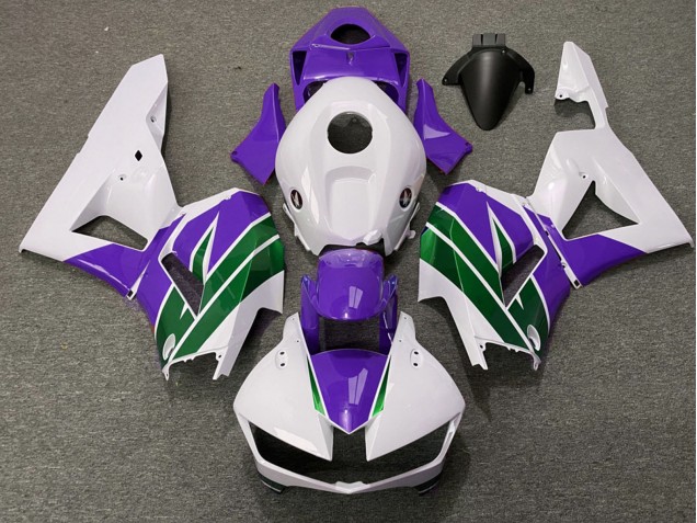 2013-2026 Honda CBR600RR Motorcycle Fairings - White Purple Green
