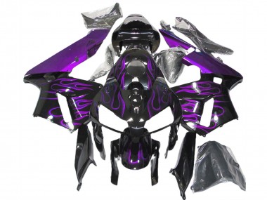 Shop 2005-2006 Honda CBR600RR Motorcycle Fairings - Purple Flame