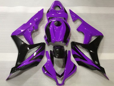 Shop 2007-2008 Honda CBR600RR Motorcycle Fairings - Purple Glossy Black OEM Style