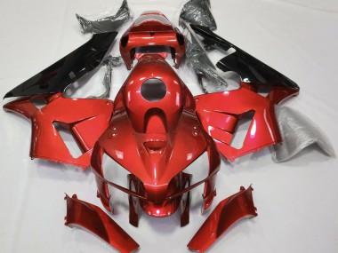 Shop 2005-2006 Honda CBR600RR Motorcycle Fairings - Red Black CBR Style