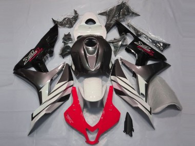 Shop 2007-2008 Honda CBR600RR Motorcycle Fairings - White Red Grey Glossy Black
