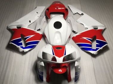 Shop 2005-2006 Honda CBR600RR Motorcycle Fairings - White Red Blue