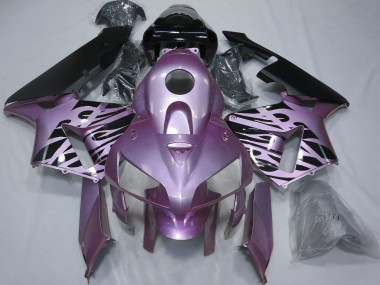 Shop 2005-2006 Honda CBR600RR Motorcycle Fairings - Rose Purple Flame