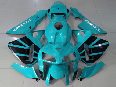 Shop 2005-2006 Honda CBR600RR Motorcycle Fairings - Teal OEM Style