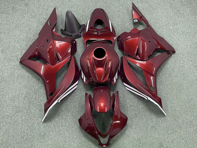 2009-2012 Honda CBR600RR Motorcycle Fairings - Maroon Red