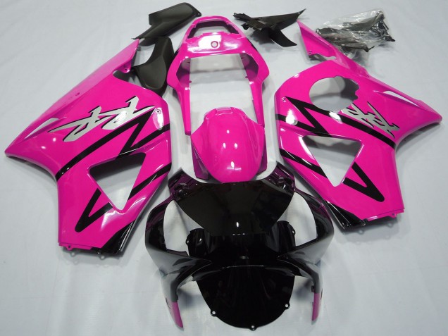 2002-2003 Honda CBR954RR Motorcycle Fairing - Pink Glossy Black