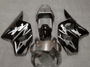 Shop 2002-2003 Honda CBR954RR Motorcycle Fairings - Silver Glossy Black
