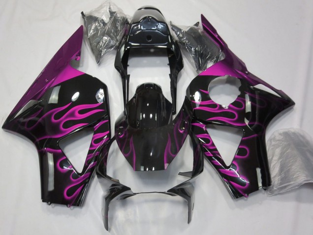 2002-2003 Honda CBR954RR Motorcycle Fairings - Pink Flame