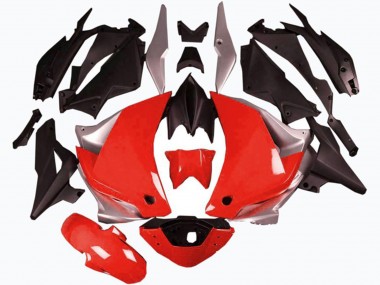 Shop 2011-2015 Honda CBR250RR Motorcycle Fairings - Silver Red