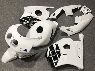 Shop 1990-1998 Honda CBR250RR Motorcycle Fairings - White Glossy Black