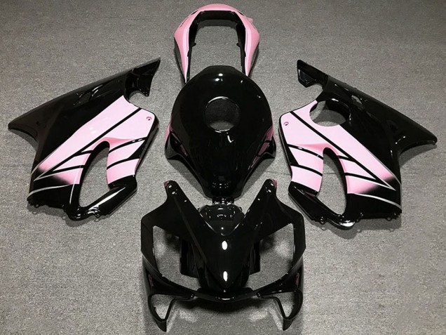 2004-2007 Honda CBR600 F4i Motorcycle Fairings - Pink Glossy Black