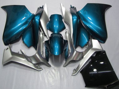 Shop 2010-2014 Honda VFR 1200 Motorcycle Fairings - Silver Light Blue