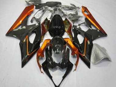 Shop 2005-2006 Suzuki GSXR 1000 Motorcycle Fairings - Burnt Orange Black