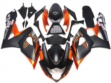 Shop 2005-2006 Suzuki GSXR 1000 Motorcycle Fairings - Orange Black