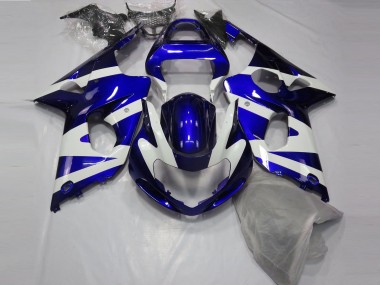 Shop 2000-2002 Suzuki GSXR 1000 Motorcycle Fairings - Blue White