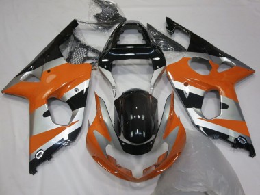 Shop 2000-2002 Suzuki GSXR 1000 Motorcycle Fairings - Orange Silver Glossy Black OEM Style