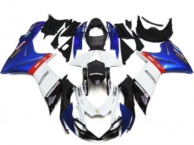Shop 2011-2024 Suzuki GSXR 600 / GSXR 750 Abs Motorcycle Fairings - Blue White Red