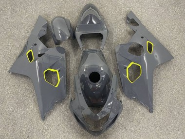 Shop 2004-2005 Suzuki GSXR 600 / GSXR 750 Motorcycle Fairings - Nardo Grey Neon Yellow