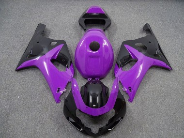 Shop 2001-2003 Suzuki GSXR 600 / GSXR 750 Motorcycle Fairings - Purple Glossy Black