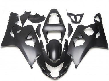 Shop 2004-2005 Suzuki GSXR 600 / GSXR 750 Motorcycle Fairings - Matte Black Style