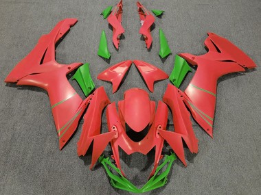 Shop 2011-2024 Suzuki GSXR 600 / GSXR 750 Motorcycle Fairings - Grapefruit Red Green