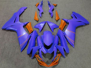 Shop 2011-2024 Suzuki GSXR 600 / GSXR 750 Motorcycle Fairings - Ocean Blue Orange
