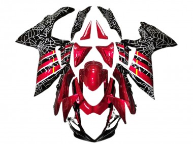 Shop 2011-2024 Suzuki GSXR 600 / GSXR 750 Motorcycle Fairings - Red Black Spider