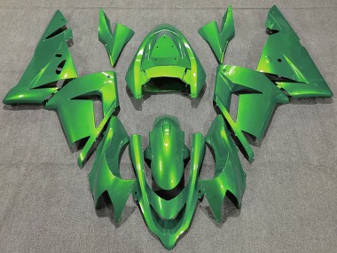 Shop 2004-2005 Kawasaki ZX10R Motorcycle Fairings - Glossy Green