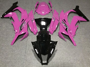 Shop 2011-2015 Kawasaki ZX10R Motorcycle Fairings - Pink Glossy Black