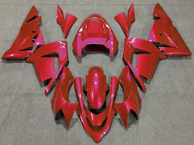 2004-2005 Kawasaki ZX10R Motorcycle Fairings - Glossy Red