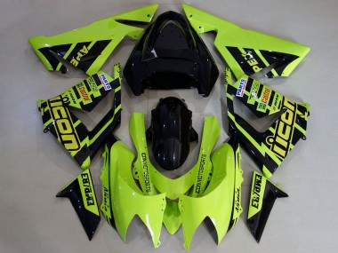 Shop 2004-2005 Kawasaki ZX10R Motorcycle Fairings - High Viz Yellow and Black